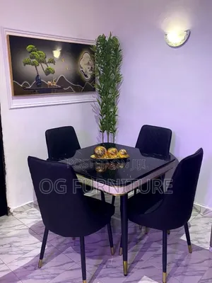 A Simple and Unique 4 Seater Marble Dinning Available Now