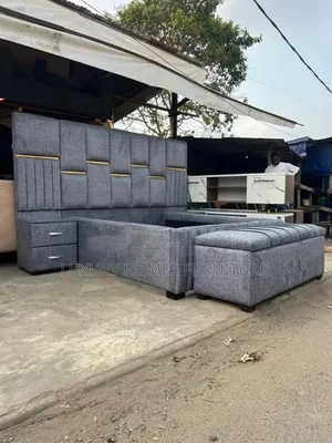 Standard 6 by 6 Bed Frame With 2 Bedside
