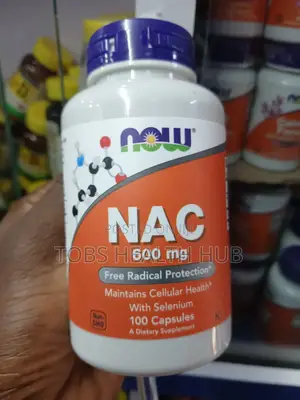 Now Nac 600mg – 60 Veg Capsules | N-Acetyl Cysteine Antioxidant