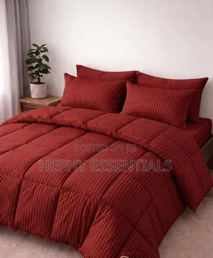 Quality Duvet Bedsheets and Pillowcasess 6x6 Bedding Set