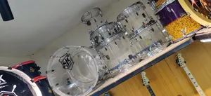 Transparent Drum Set