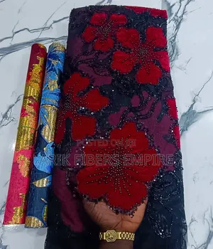 Premium Velvet Embroidered Beaded
