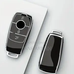 New Mercedes Key Cover + Key Ring - Black