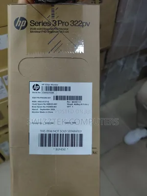 Hp Series 3 Pro 21.45 Incĥ FHD Monitor -322pv(9u5a2aa)