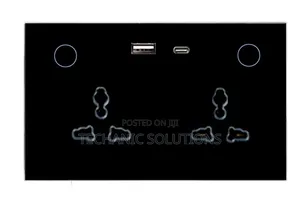 Tuya Smart 16a Double Socket With Usb + Usb C