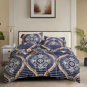 Luxury Bedspread With Pillowcases and Duvet Set 4x6