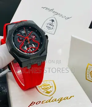 Poedagar Classic Rubber Watch