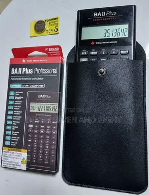 Ba Ii Plus Professional Calculator + Free(Pouch+Extra Battery)