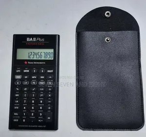 Ba Ii Plus Professional Calculator + Free Pouch
