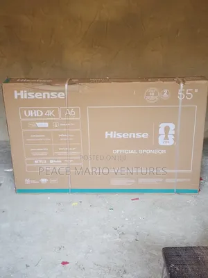 Quality Hisense 55" Smart Television With 2years Warranty