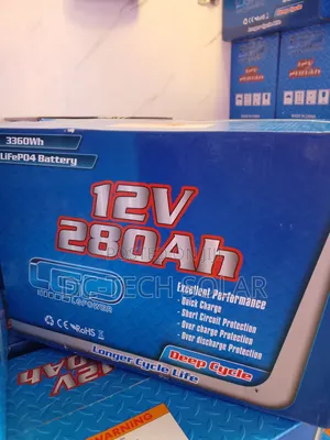280 Ah LGP Lithium Battery 12 v .