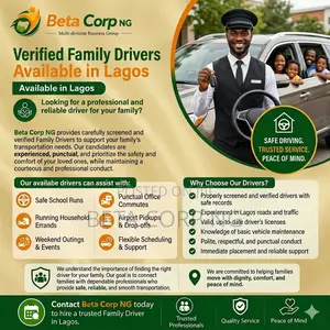 Verified Family Drivers Available for Immediate Hire in Lagos