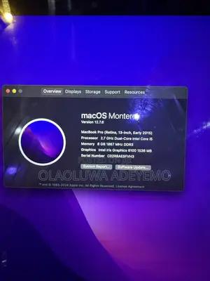 Laptop Apple MacBook Pro 2015 8GB Intel Core i5 SSD 500GB