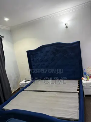 A Neatly Used 6by6 Bedframe Available for Sale
