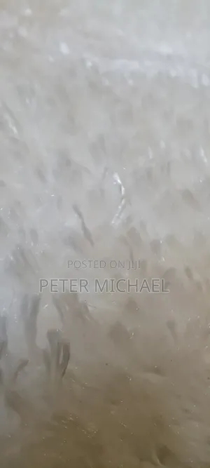 White Fluffy Plush Rug