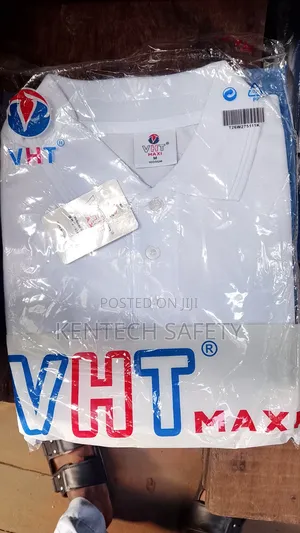 VHT Collar Type Original T Shirt Polo White Dozen 12 PCS in Packs