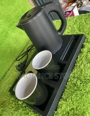 Hotel Kettle/Tray With 2 Cups
