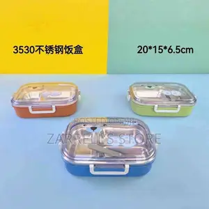 Three Compartment Food Flask
