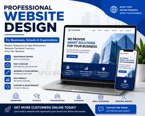 Professional Website Design For Businesses, Schools Organizations