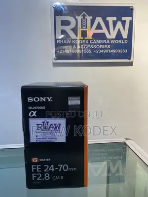 Sony Fe 24-70mm Gm Ii Lens