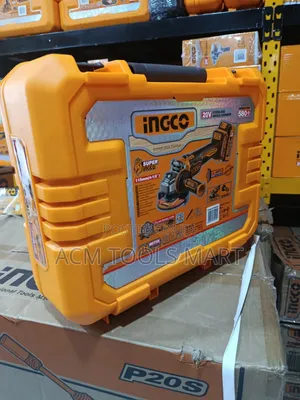 Ingco Industrial Cordless Angle Grinder| 20v Brushless | Cagli27153 |