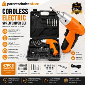 Cordless Electric Screwdriver Set- 47pcs