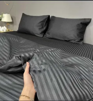 Bold Strips Bedsheet Pillowcases Duvet Set