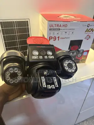 PTZ Four Lens Camera All Rotating Sim Enabled