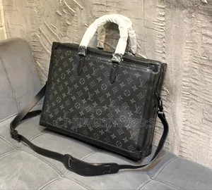 Luxury Louis Vuitton Soft Trunk Briefcase In Monogram Eclipse Canvas