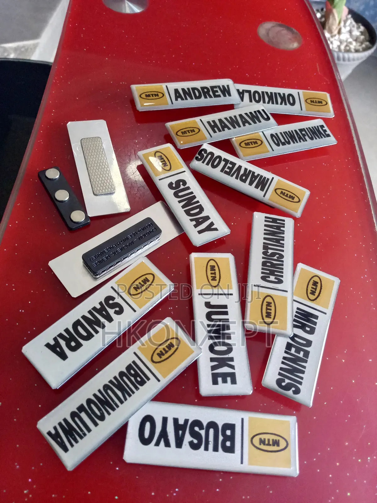 Custom Magnetic Name Tags