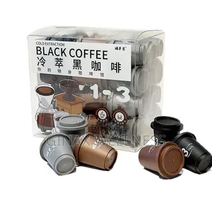 3-in-1 Premium Black Coffee Capsules for Energy and Focus (36capsules)
