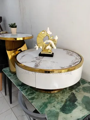 Contemporary Center Table and Side Stool