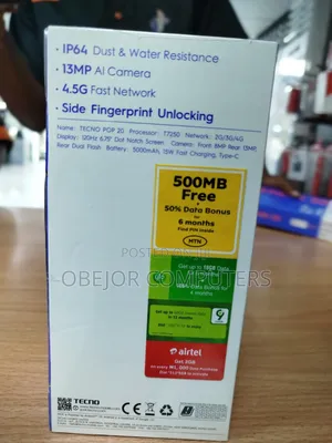 New Tecno Pop 20 64 GB