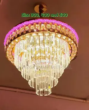 Golden Villa Luxury Crystal Ceiling Chandelier Modern Dining Room