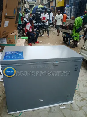 300 Liters Midea Inverter Freezer, Fast Cooling, 2 Years Warranty.