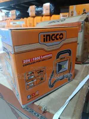 Ingco Cordless Portable Lamp Cwli20258 – 20v Led Work Light