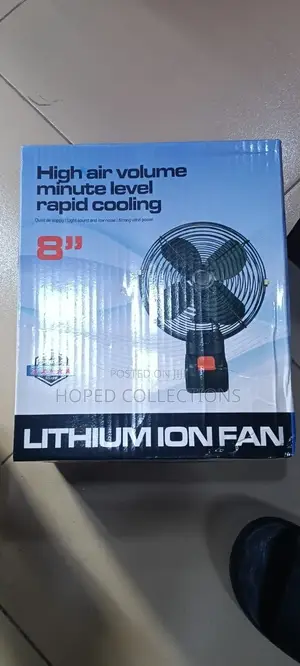 Double Battery Lithium Fan