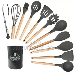 Silicone Durable Cooking Spoon Set