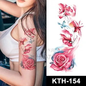 Colorful Temporary Tattoo Art Stickers