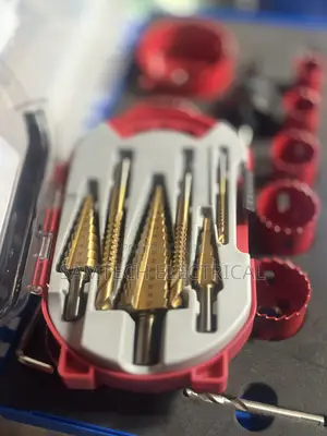 Complete Set of HSS Step Drill Bits