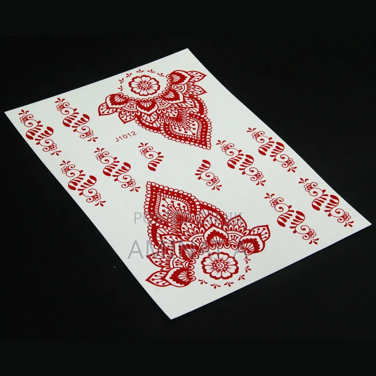 Mehndi Customizable Tattoo Stickers