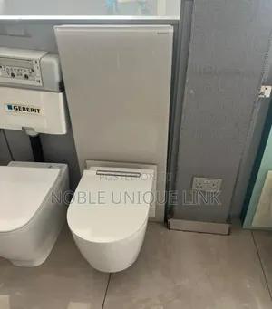 Geberit Wall Hung Water Closet With Glass Tank