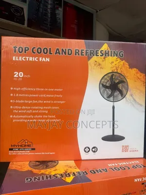 My Home 20" Copper Coil Standing Fan- Wider Blade,Wider Coverage