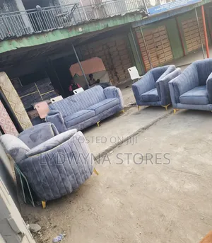 Quality Strong Comfortable 7 Seaters Fabric Sofa