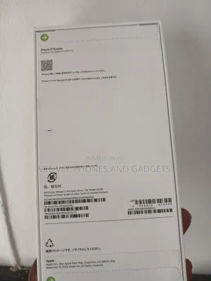 New Apple iPhone 17 Pro Max 1 TB Silver
