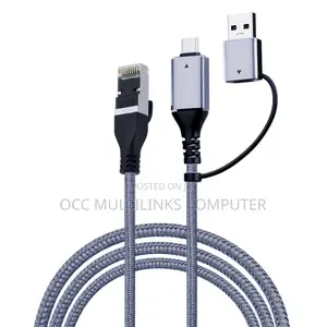 Mcbazel Usb C 3.1 To Ethernet Cable 2m Type C To Rj45 Gigabit Lan