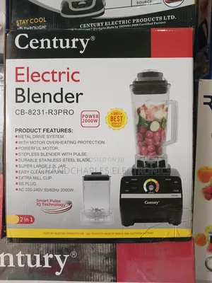Century Cb-8231-R3 Pro 2200w 2.2l Blender-High Powered Precision