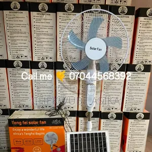 Rechargeable Fan With Remote and Panel