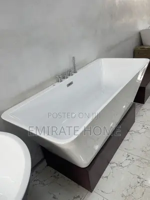 Acrylic England Bathtub With Mixer Tap