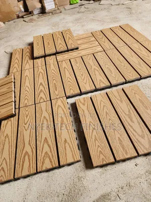 Diy WPC Deck Tiles for Indoor and Outdoor Floors